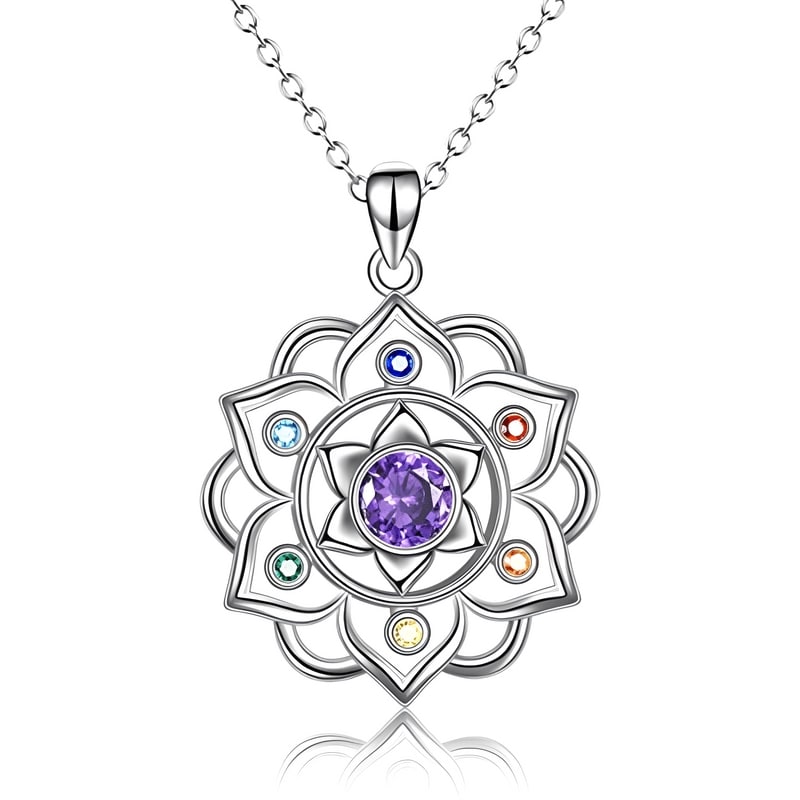 Collar Flor de Loto 7 Chakras